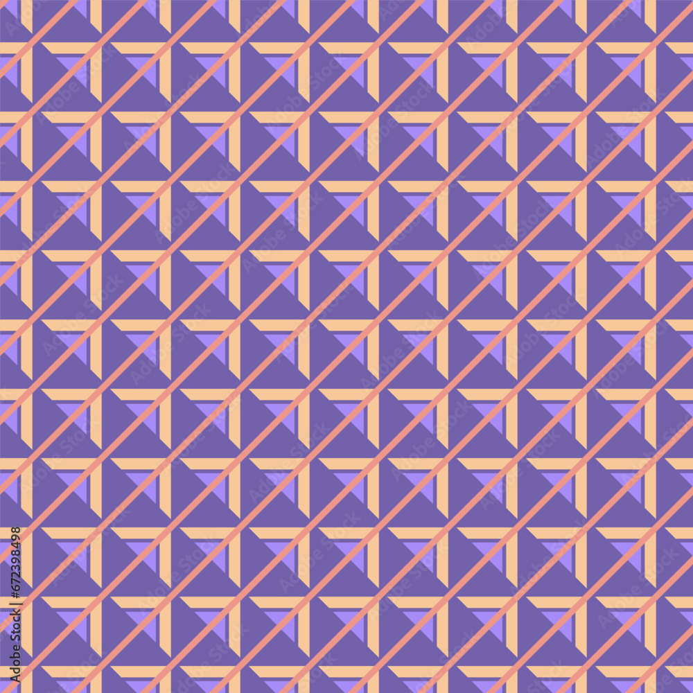 Seamless print with geometric elements. Triangles and diagonal lines Seamless print with geometric elements. Triangles and diagonal lines