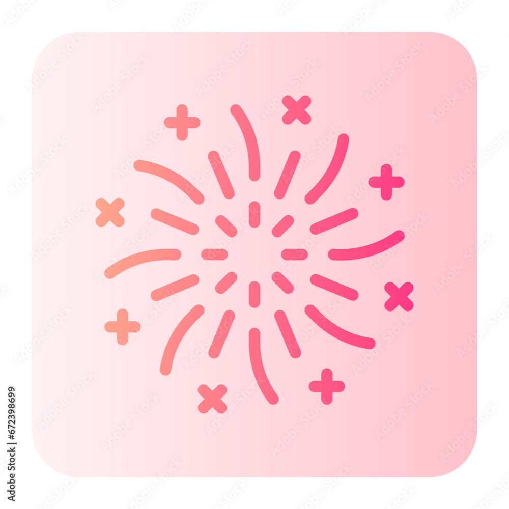 fireworks gradient icon fireworks gradient icon