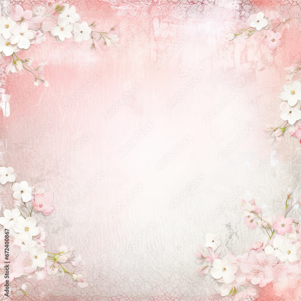 Sakura With Flowers Backgrounds designs 3
