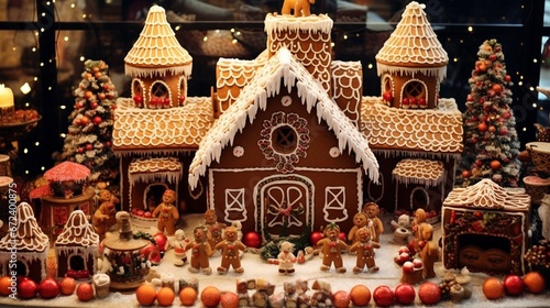 Christmas ginger bread house