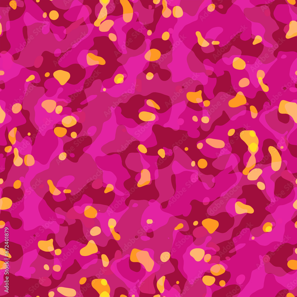 Seamless pattern, abstract colorful purple with yellow dots illustration for textile, clothing, stationery, wrapping paper, wallpaper Seamless pattern, abstract colorful purple with yellow dots illustration for textile, clothing, stationery, wrapping paper, wallpaper