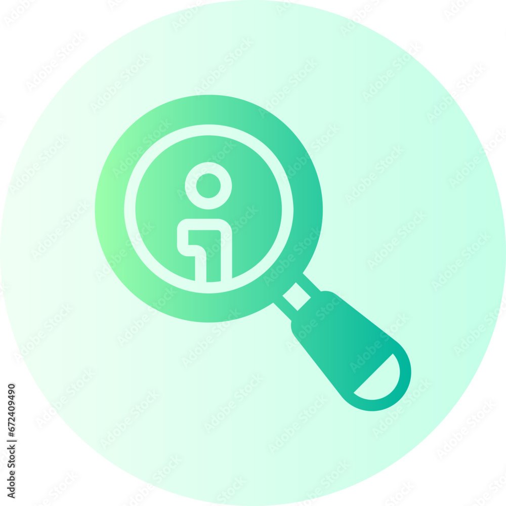 magnifying gradient icon magnifying gradient icon