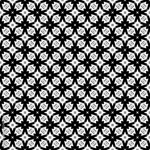 Black seamless abstract pattern. Overlay for background and backdrop. Ornamental design. PNG graphic illustration with transparent background.