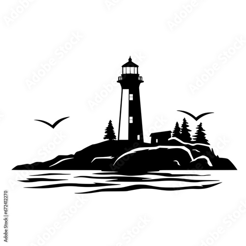 lighthouse vector