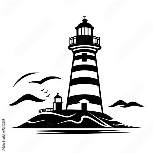 lighthouse vector