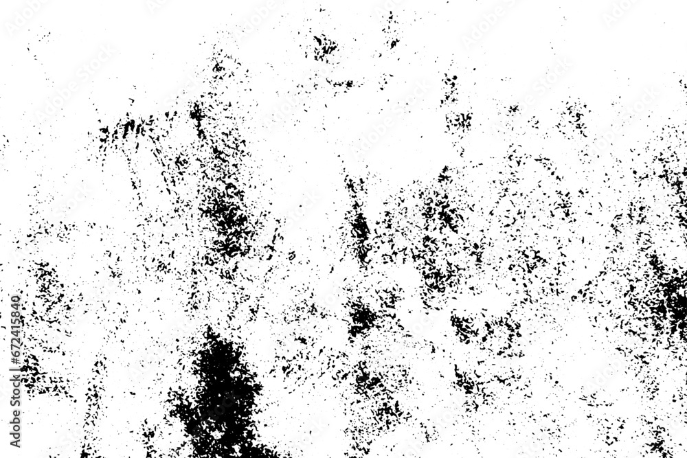 Obraz premium Rustic grunge vector texture with grain and stains. Abstract noise background. Weathered surface. Dirty and damaged. Detailed rough backdrop. Vector graphic illustration with transparent white. EPS10.