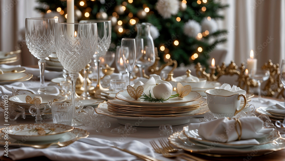 Elegant Tablescapes: Embrace the Magic of a Lavish Christmas Feast Elegant Tablescapes: Embrace the Magic of a Lavish Christmas Feast