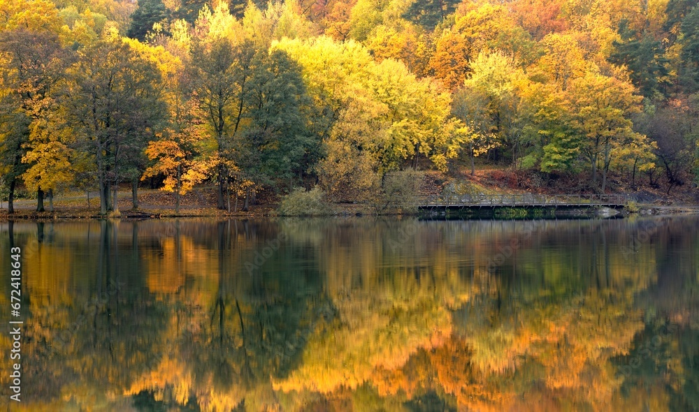 Autumn in lake Trekanten - Stockholm Autumn in lake Trekanten - Stockholm