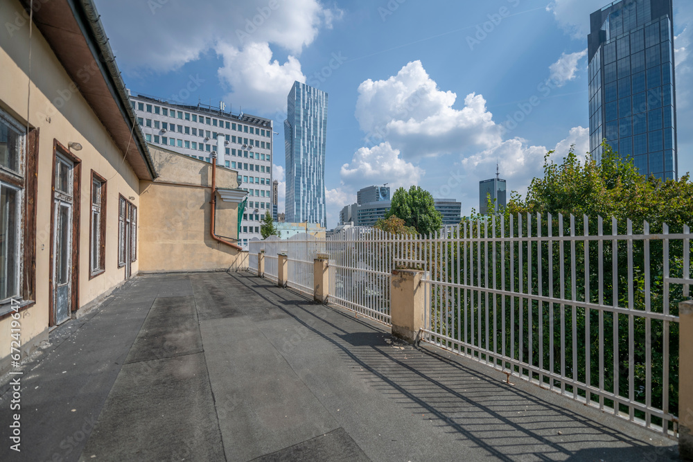 Fototapeta premium Abandoned Haunted Pre-War Jewish Children's Hospital in Warsaw