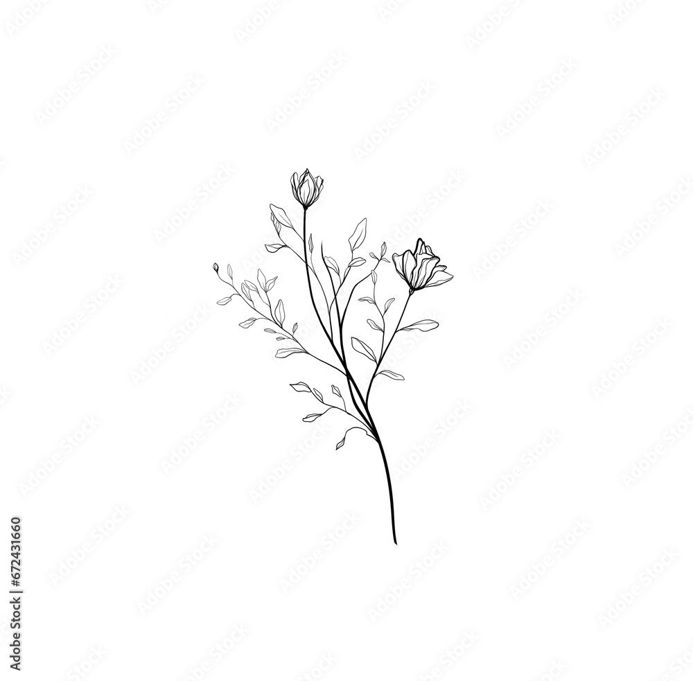 branch of tree with roses branch of tree with roses