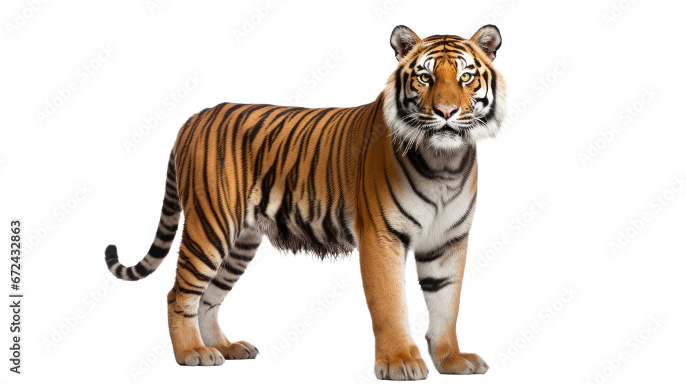  tiger on a transparent background