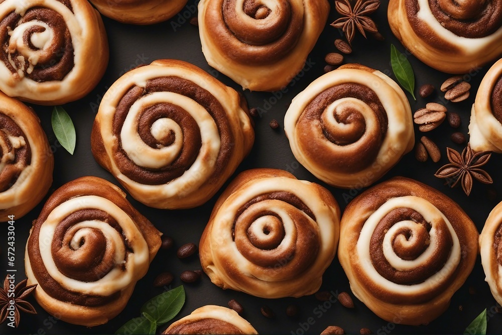 Cinnamon Swirl Delight: A Delectable Display of Delicious Cinnamon Rolls Cinnamon Swirl Delight: A Delectable Display of Delicious Cinnamon Rolls
