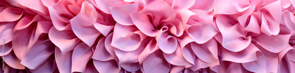 Pink flowing petal texture, generative ai