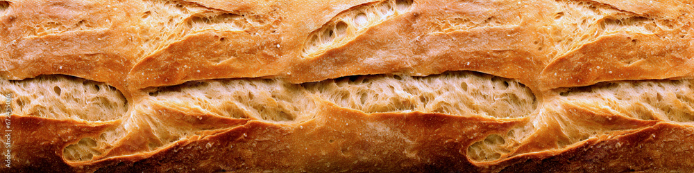 Close-up of golden bread texture Close-up of golden bread texture