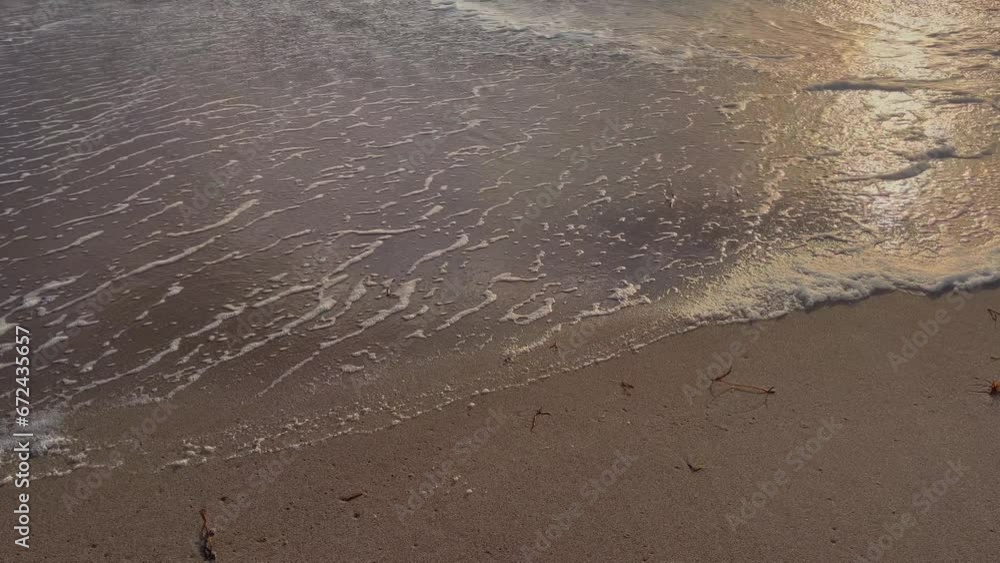 Miami beach waves in the morning Miami beach waves in the morning