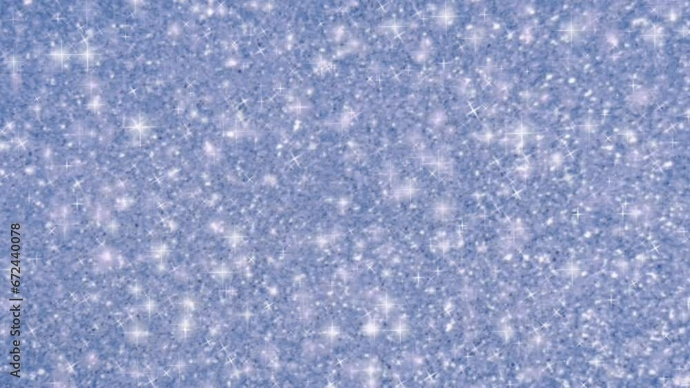 Illustrative animation with glowing sparks and glitter in blue for backgrounds Illustrative animation with glowing sparks and glitter in blue for backgrounds
