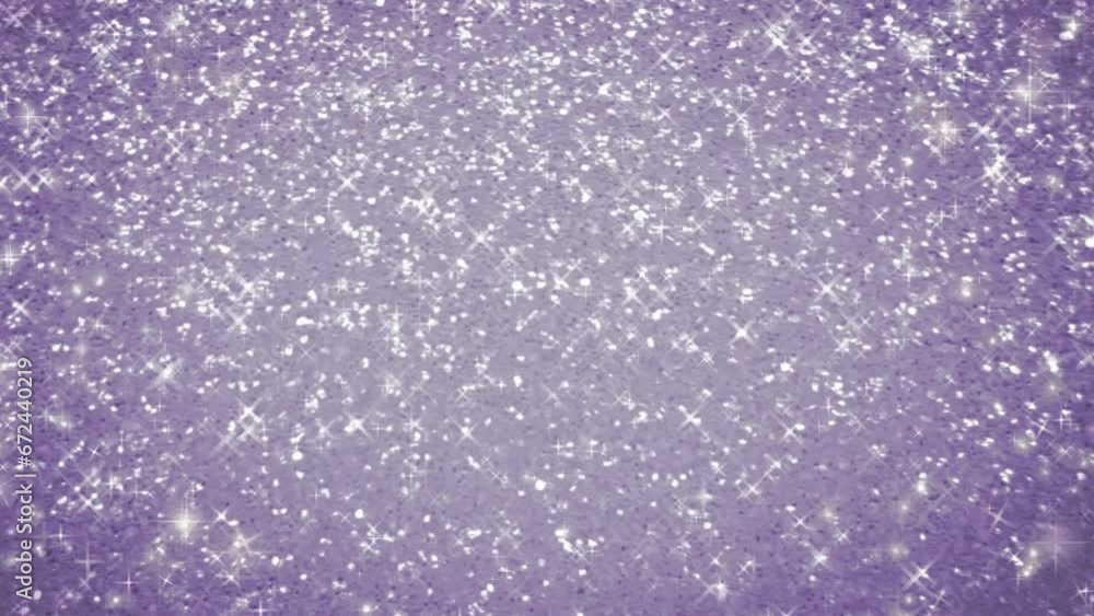 Illustrative animation with glowing sparks and glitter in purple for backgrounds Illustrative animation with glowing sparks and glitter in purple for backgrounds