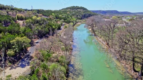 landscape in the Texas Hill country  photo