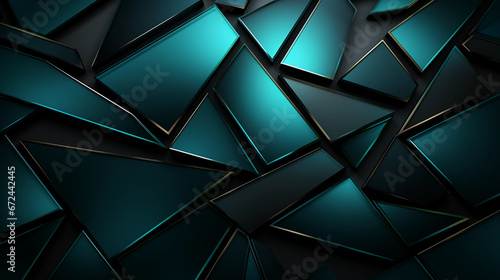 Dark blue black background with geometric patterns