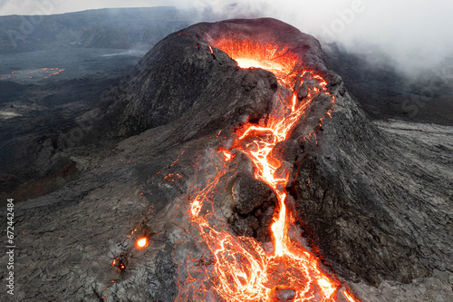 Fagradalsfjall volcano in Iceland