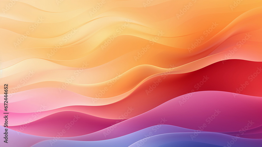 Fototapeta premium abstract orange blue red background with wave patterns
