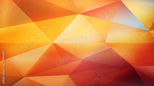 Abstract orange background with geometric pattern