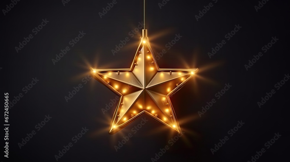 Glowing Christmas star Glowing Christmas star
