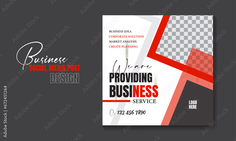 Business social media post template banner design Business social media post template banner design