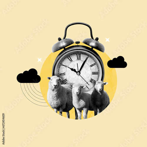 insomnia, sheep and a clock, not being able to sleep, counting sheep, sleep, at night, stars, Sheep, Sleep, Count, Clock, Bedroom, Room, Cloud, Wake Up, Alarm Clock, Doze, Moon, Reminder, Time