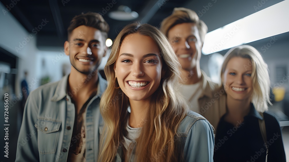 Fototapeta premium Social media managers creating viral content strategies
