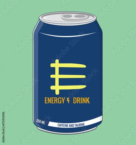 bebida energizante en lata
