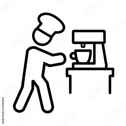 persona preparando cafe