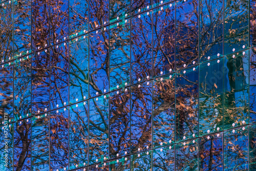 Wallpaper Mural Facade of modern office building Torontodigital.ca