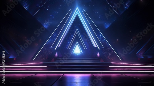 Futuristic neon background....