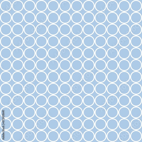 Blue color illustration circles patterns. Circular pattern background, geometric seamless pattern.