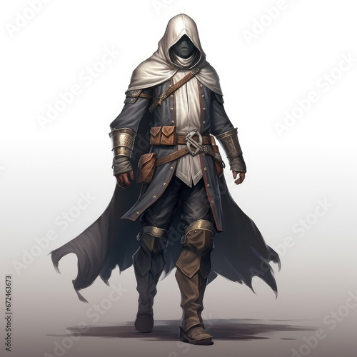 Bandit Master: A Digital Art
 , Medieval Fantasy RPG Illustration photo