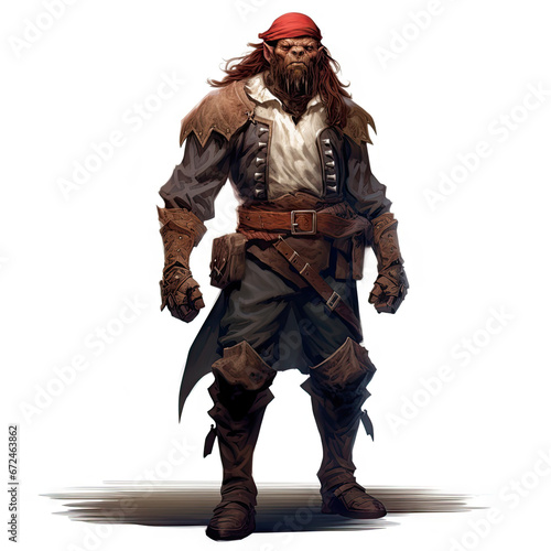 "Hobgoblin Captain in Digital Art" , Medieval Fantasy RPG Illustration