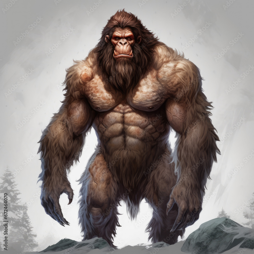 Digital Ape in Surreal Landscape
, Medieval Fantasy RPG Illustration Digital Ape in Surreal Landscape
, Medieval Fantasy RPG Illustration