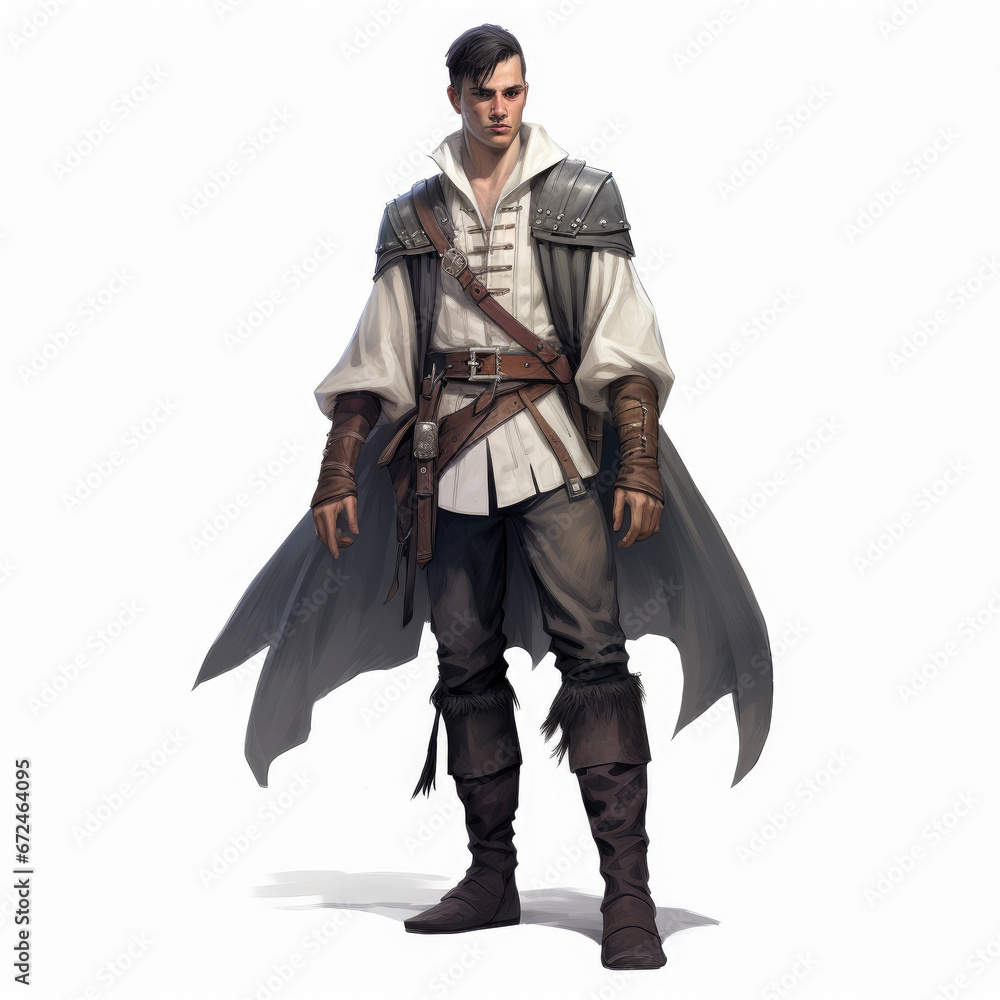 Digital Scout in Action
 , Medieval Fantasy RPG Illustration