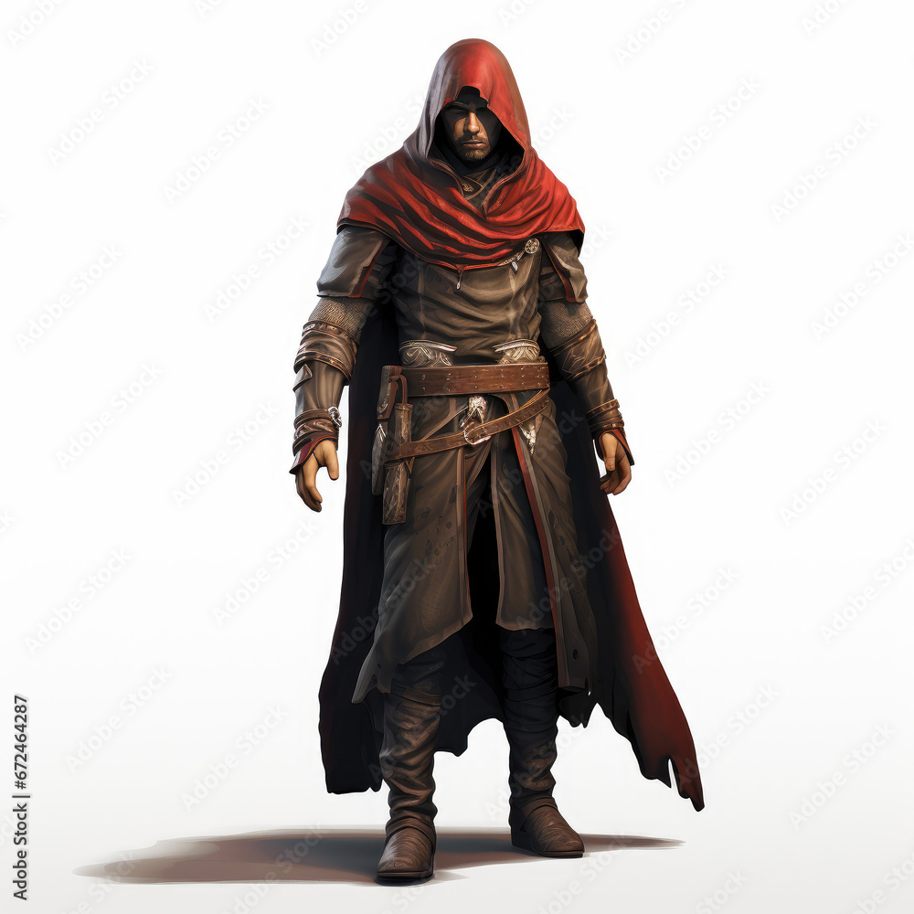Digital Assassin in Clean White
, Medieval Fantasy RPG Illustration Digital Assassin in Clean White
, Medieval Fantasy RPG Illustration