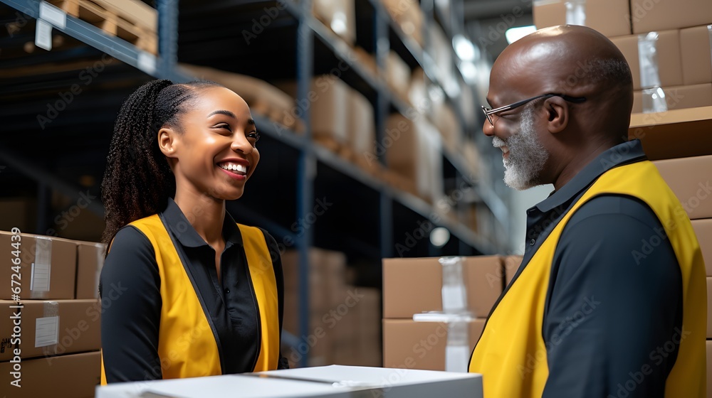 Logistics coordinators improving supply chain efficiency Logistics coordinators improving supply chain efficiency