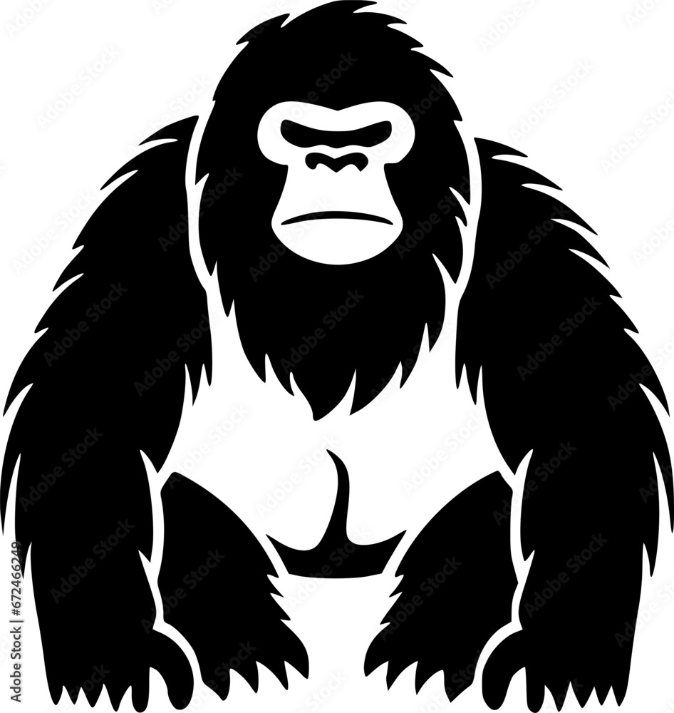 Bigfoot - Minimalist and Flat Logo - Vector illustration Bigfoot - Minimalist and Flat Logo - Vector illustration