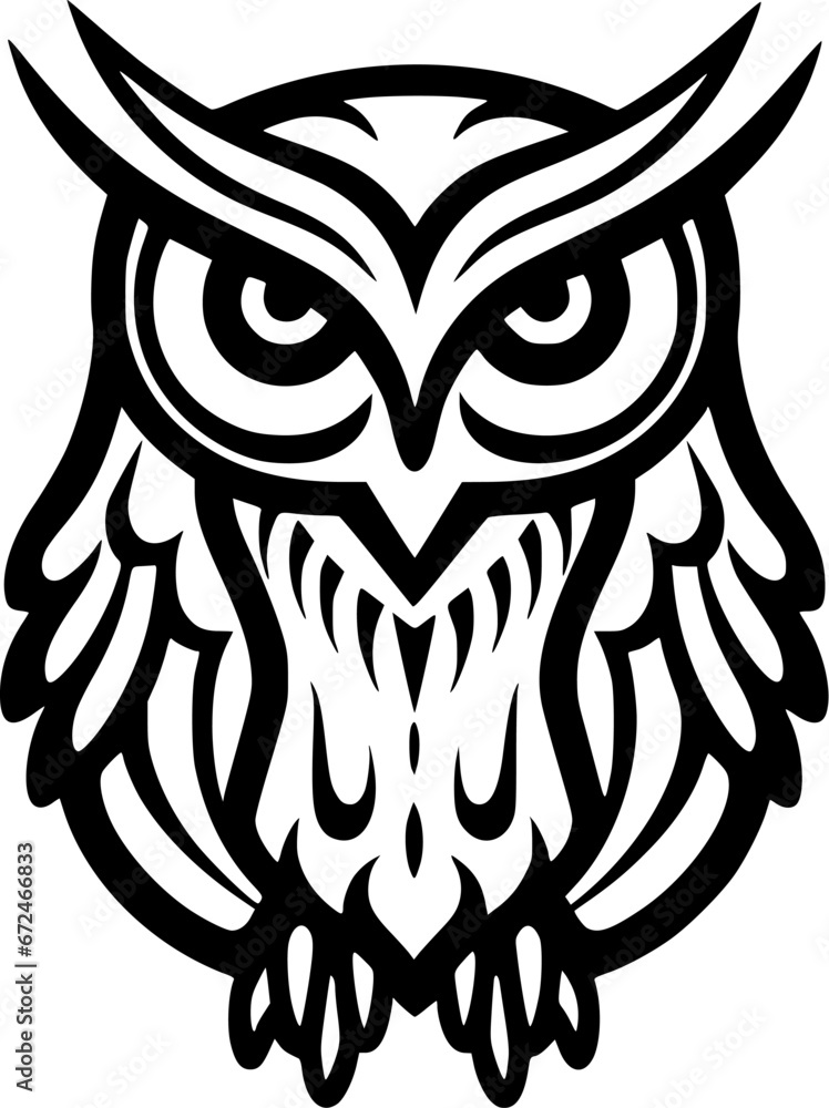Owl | Minimalist and Simple Silhouette - Vector illustration Owl | Minimalist and Simple Silhouette - Vector illustration
