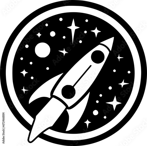 Rocket - High Quality Vector Logo - Vector illustration ideal for T-shirt graphic