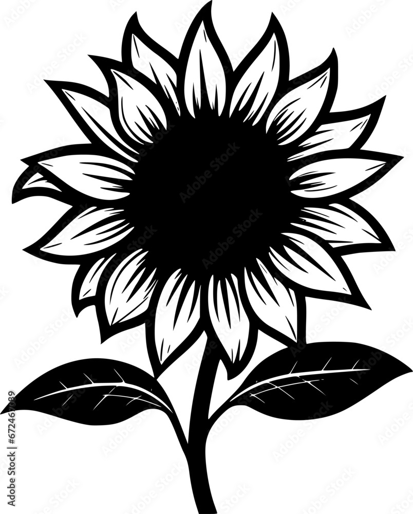 Sunflower - High Quality Vector Logo - Vector illustration ideal for T-shirt graphic Sunflower - High Quality Vector Logo - Vector illustration ideal for T-shirt graphic