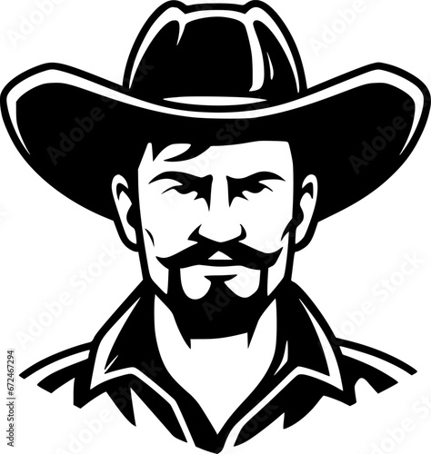 Western - High Quality Vector Logo - Vector illustration ideal for T-shirt graphic