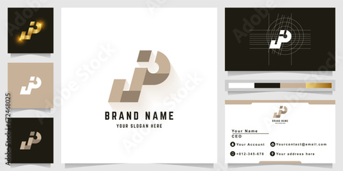 Letter jP or jo monogram logo