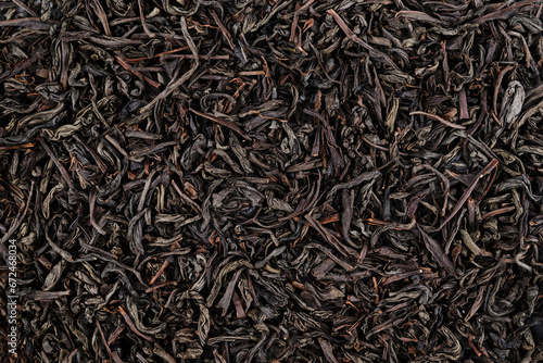 Dried black Tea Background Texture