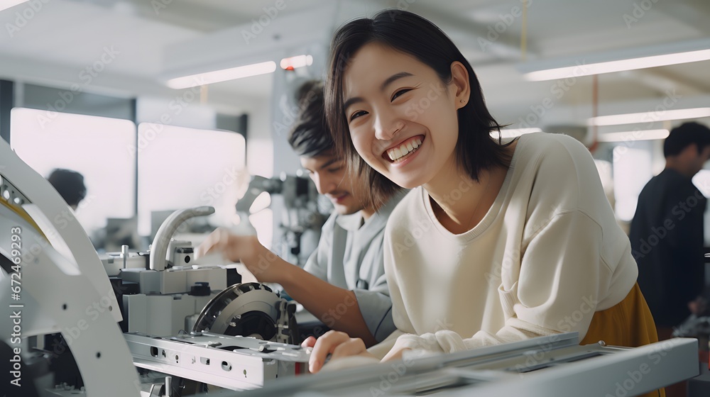 Obraz premium Industrial designers creating a new product prototype