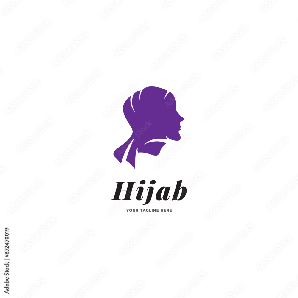 hijab fashion logo vector symbol hijab fashion logo vector symbol